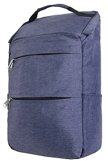 13030 Ранец из меланжевой ткани 43х11х26 см