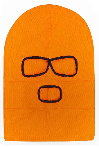 2203-ГР Вязаная балаклава-трансформер