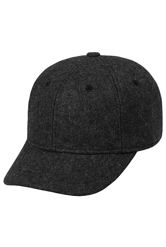 17039 Шерстяная кепка с коротким козырьком