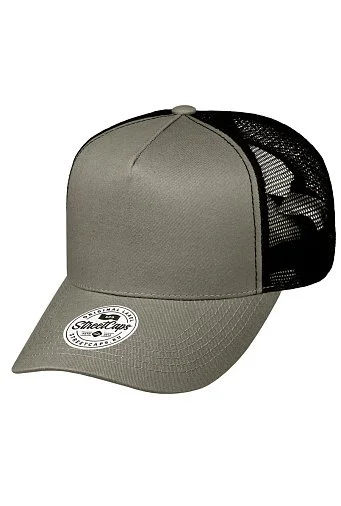 405-5-2-070-002C Пятипанельная двухцветная хлопковая с загнутым козырьком