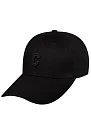 15127-C Бейсболка с буквой С-Blk