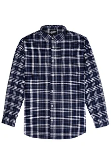 Фланелевая рубашка в клетку Модель 25-12