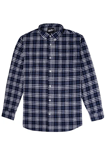 Фланелевая рубашка в клетку Модель 25-12