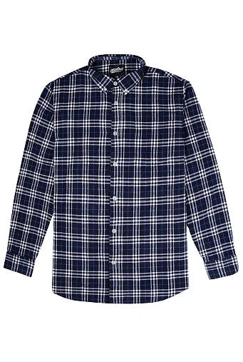 Фланелевая рубашка в клетку Модель 25-12