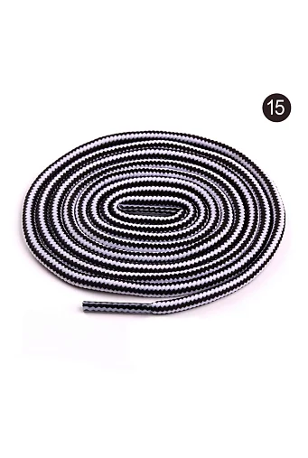 Круглые двухцветные шнурки 1200 x 4 мм #15