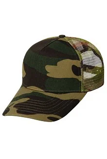 17009 Камуфляжная пятипанельная кепка 17009 Камуфляжная пятипанельная кепка