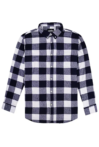 Фланелевая рубашка в клетку Модель 25-05