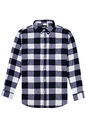Фланелевая рубашка в клетку Модель 25-05