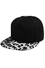 16029 Бейсболка с леопардовым козырьком