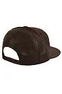 15104 Бейсболка из гладкой искусственной кожи