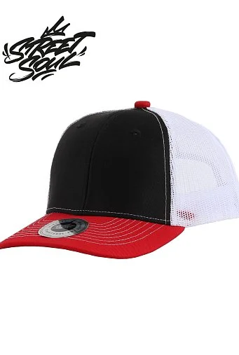 812-6-3-000-016CP Трёхцветная кепка дальнобойщика