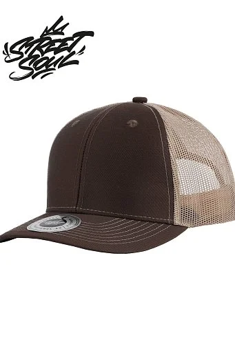 812-6-2-000-007CP Двухцветная кепка дальнобойщика