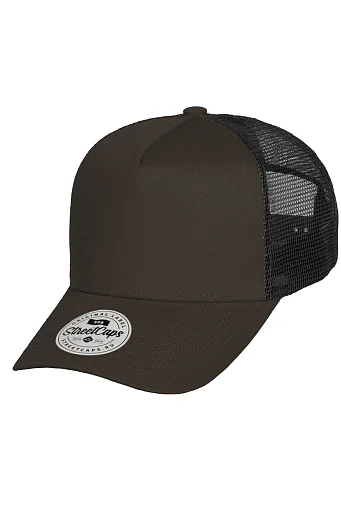 401-5-1-071-030C Пятипанельная однотонная хлопковая с загнутым козырьком