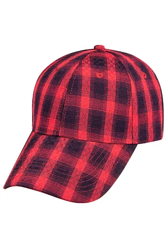 K19032 Яркая клетчатая бейсболка