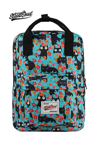 9021 Коты в цветах