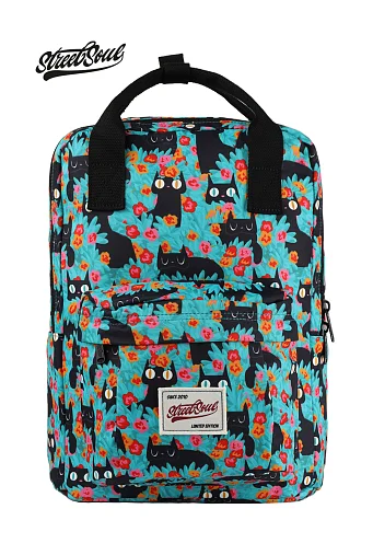 9021 Коты в цветах