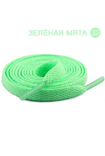 Плоские однотонные шнурки 1200 x 8 мм #22