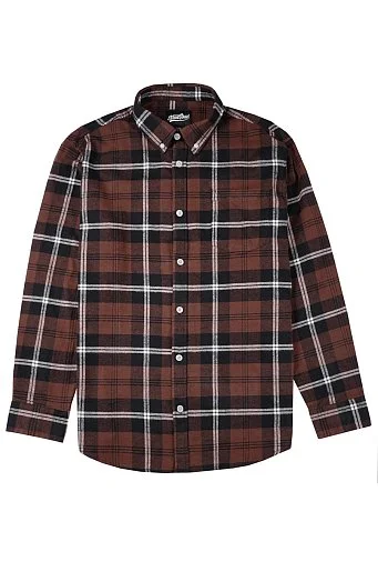 Фланелевая рубашка в клетку Модель 25-45