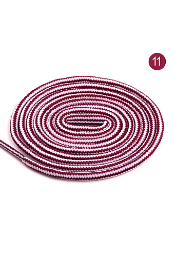 Круглые двухцветные шнурки 1200 x 4 мм #11