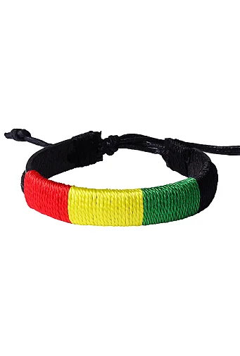 Rasta фенечка Обмотки флаг нитями