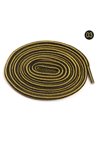 Круглые двухцветные шнурки 1200 x 4 мм #03