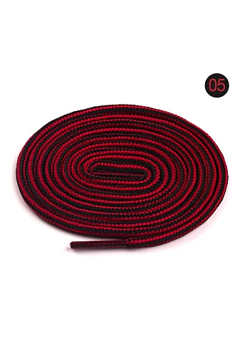 Круглые двухцветные шнурки 1200 x 4 мм #05