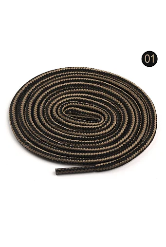 Круглые двухцветные шнурки 1200 x 4 мм #01