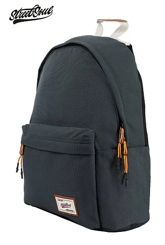 9227 Городской рюкзак с оранжевыми ухватками 40х16х30 см