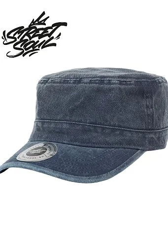 151-0-1-022-891C Кепка немка из стиранного хлопка