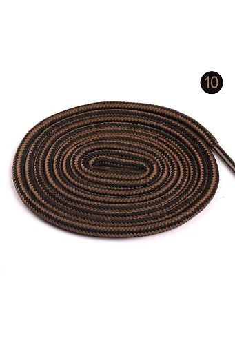 Круглые двухцветные шнурки 1200 x 4 мм #10