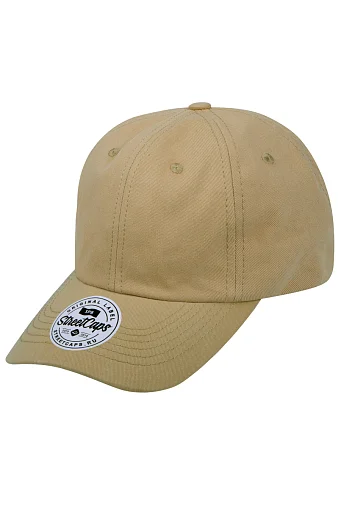305-6-1-001-025C Мягкая хлопковая кепка с низким профилем