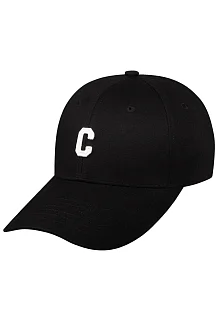 15127-C Бейсболка с буквой С-Wht 15127-C Бейсболка с буквой С-Wht