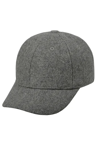 17039 Шерстяная кепка с коротким козырьком