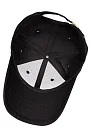 15127-C Бейсболка с буквой С-Blk