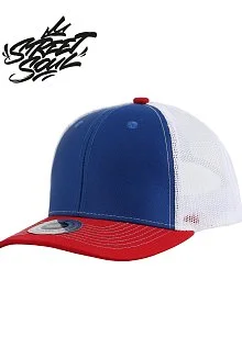 812-6-3-000-004CP Трёхцветная кепка дальнобойщика